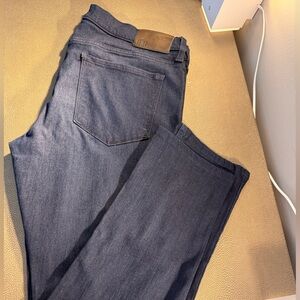 PAIGE Blue Straight Jeans Classic Denim